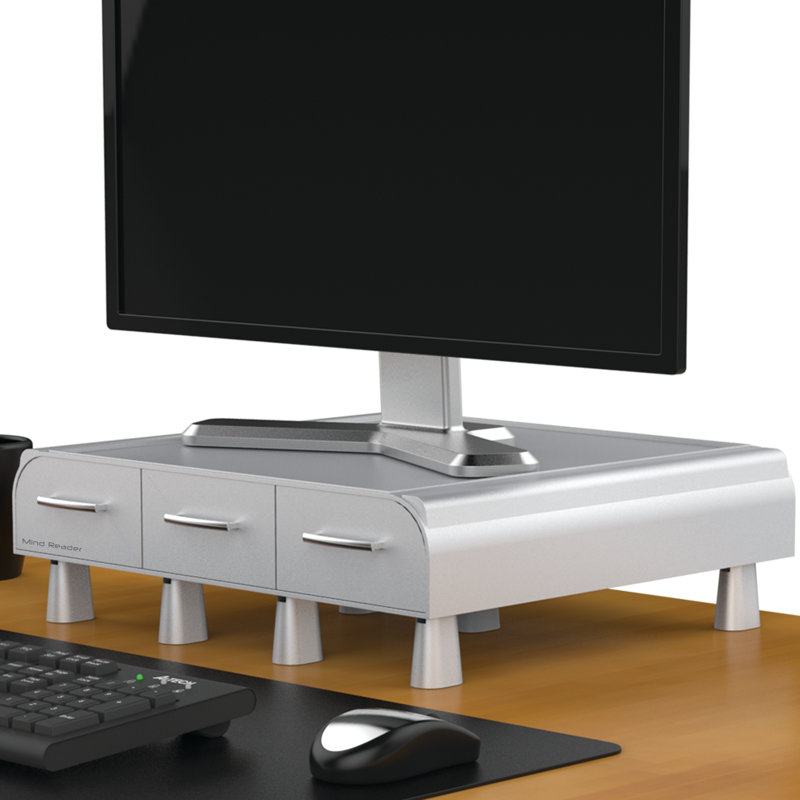 Mind Reader 'Perch' PC, Laptop, IMAC Monitor Stand and Desk Organizer